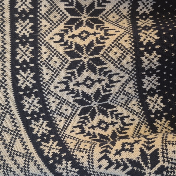 Vintage Dockers Fair Isle Snowflake Sweater | Men's XL | 100% Cotton Nordic Knit - Picture 3 of 5